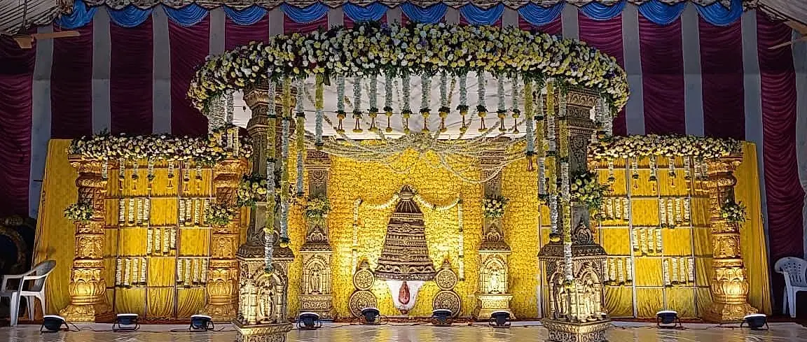 Telugu wedding pelli mandapam décor by LK Events (4)