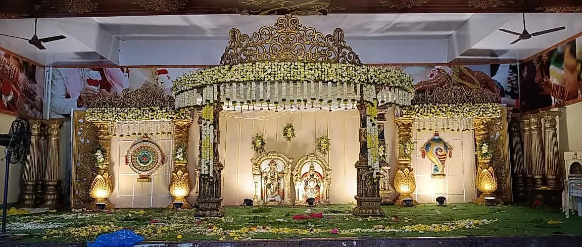 Telugu wedding pelli mandapam décor by LK Events (6)