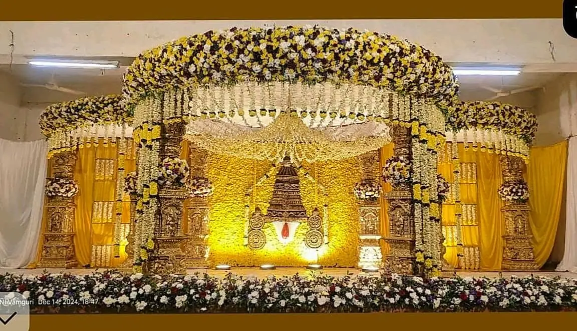Telugu wedding pelli mandapam décor by LK Events (7)