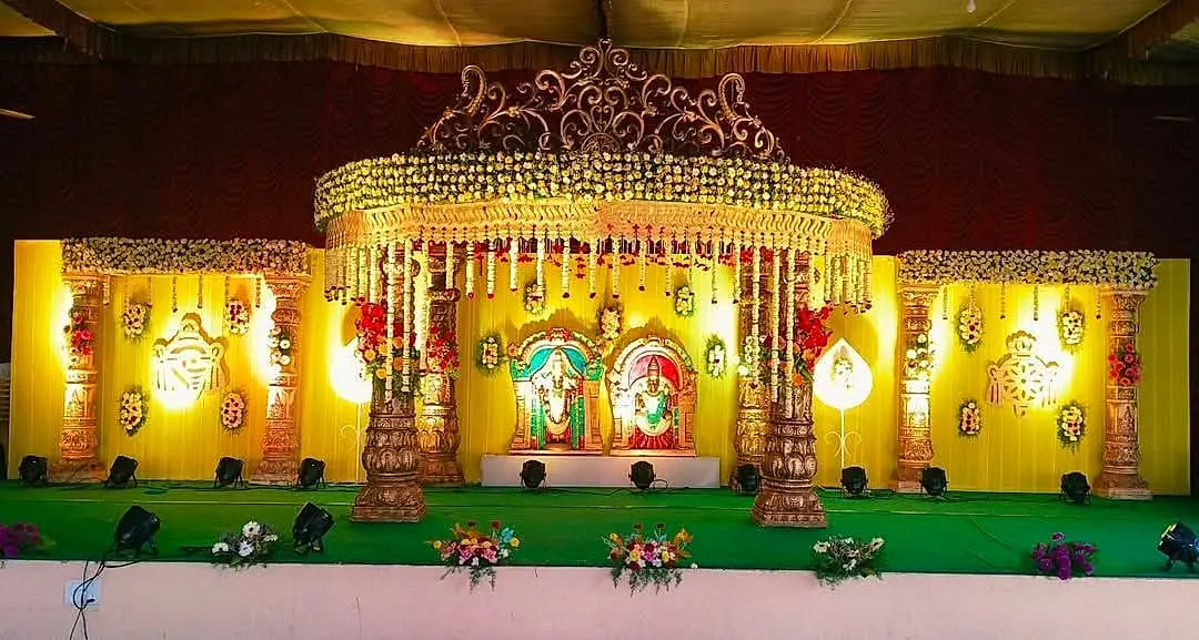 Telugu wedding pelli mandapam décor by LK Events (8)