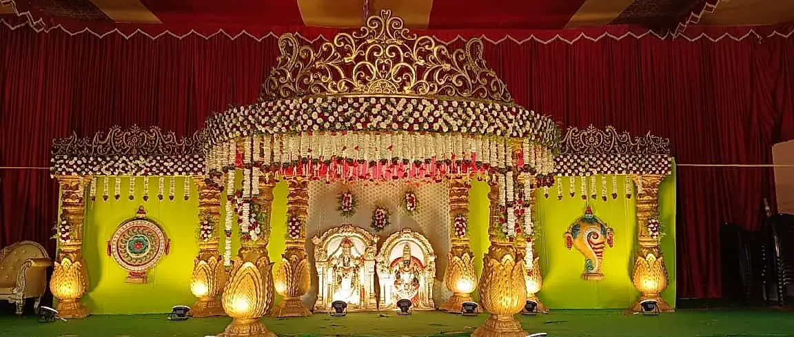 Telugu wedding pelli mandapam décor by LK Events (11)